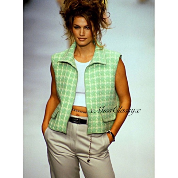 ✨Vintage Rare CHANEL 96P CC Logo Runway Collection Brown Leather Belt - Picture 10 of 15